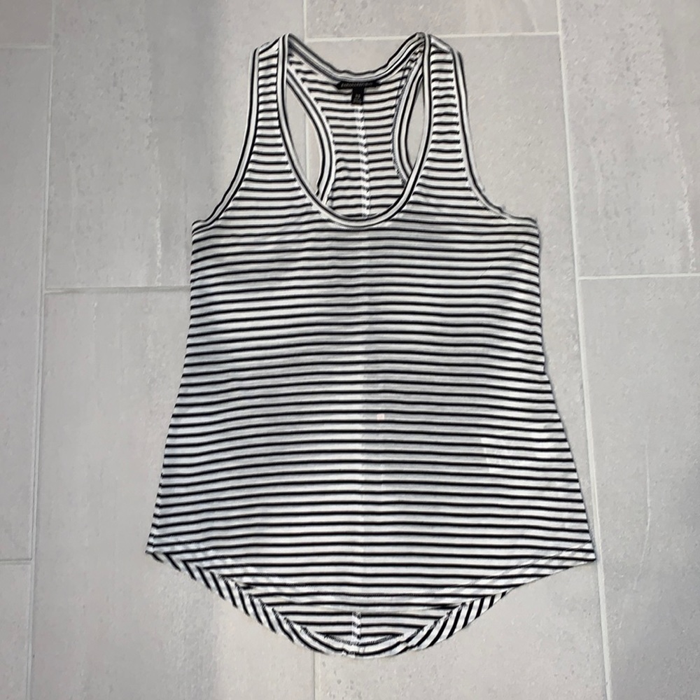 Banana Republic black/white striped tank size XS